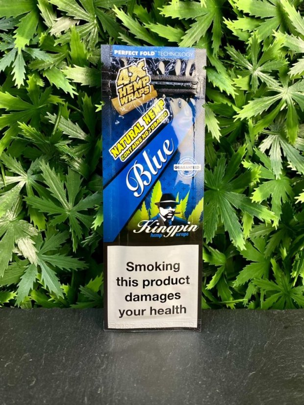 Konopné Blunty Kingpin Hemp Wraps - Příchuť: Blue