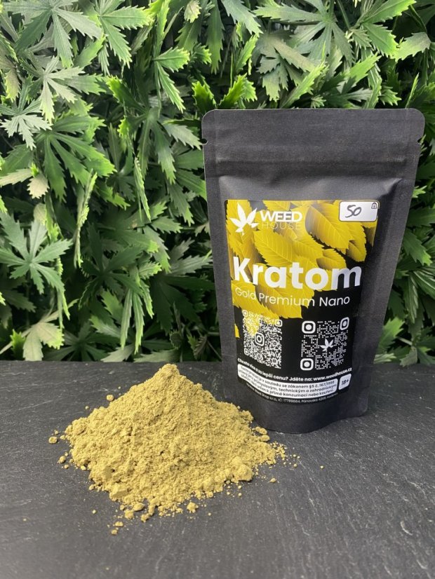 Kratom Nano Premium - Gold - Velikost Balení: 200g