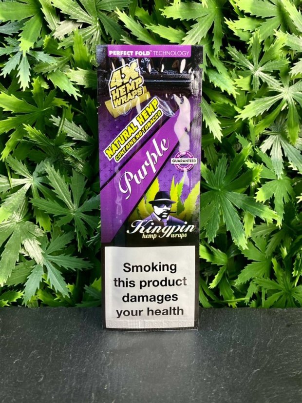 Konopné Blunty Kingpin Hemp Wraps - Příchuť: Blue