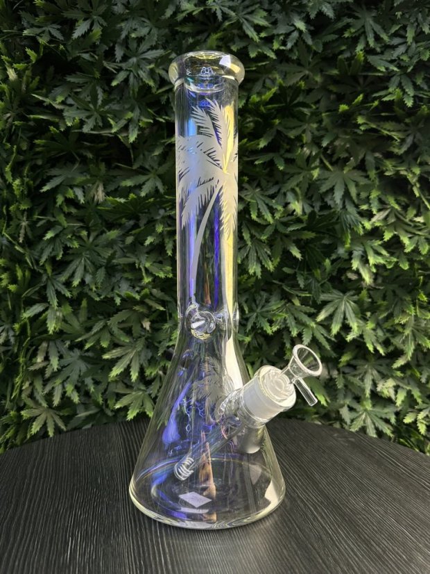 Skleněný Bong Super Heroes Ice Palm Transparentní 35 cm
