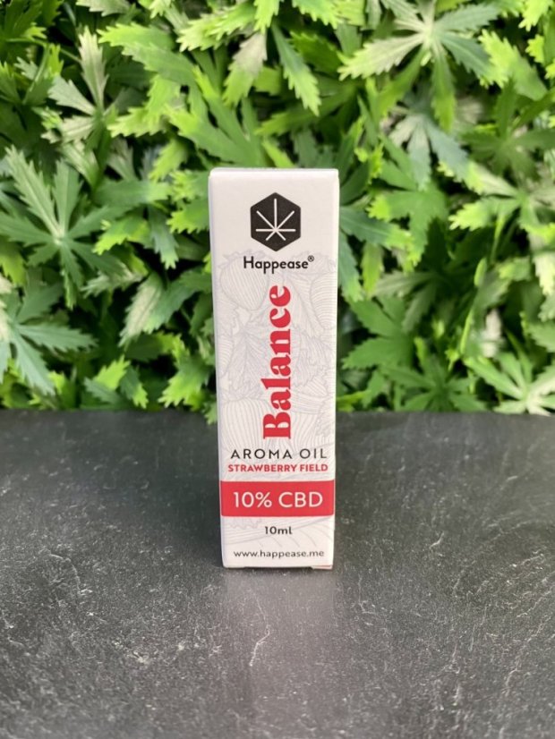 Konopný Olej Happease CBD Aroma Oil 10% - Varianta: Relax