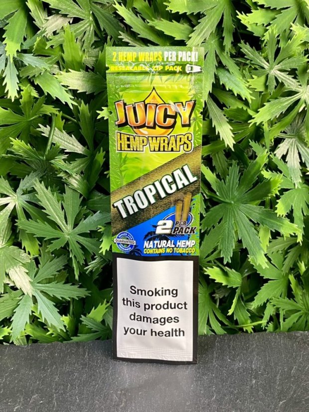 Konopné Blunty Juicy Jay's Hemp Wraps - Příchuť: Purple