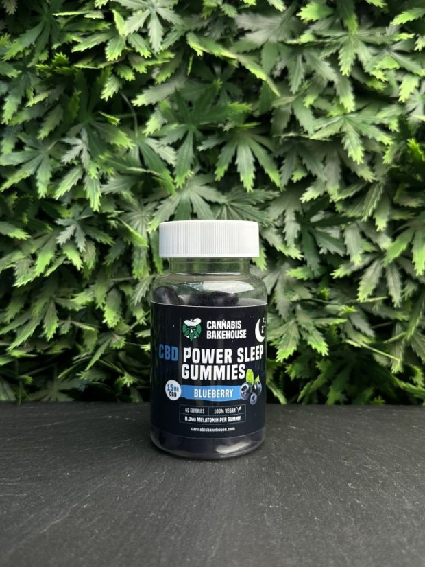 CBD Gumový Medvídci Cannabis Bakehouse Power Sleep