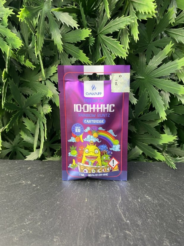 Cartridge 10-OH-HHC Canapuff – 1ml - Příchuť: Rainbow Runtz