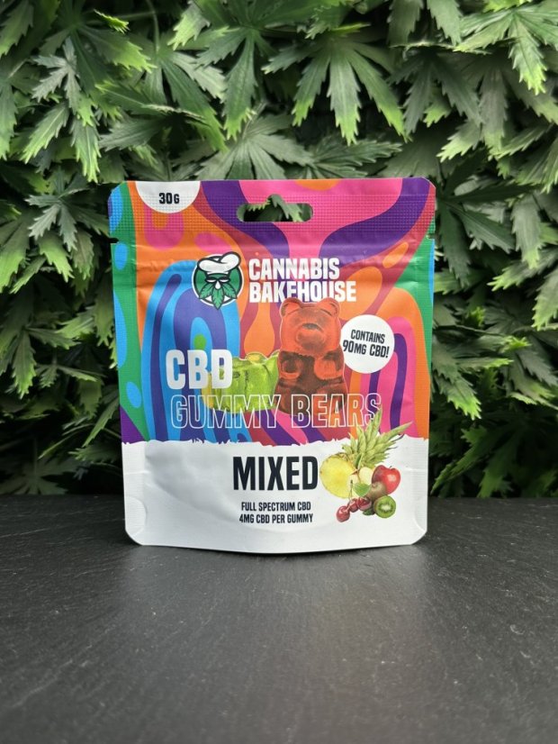 CBD Gumový Medvídci Cannabis Bakehouse