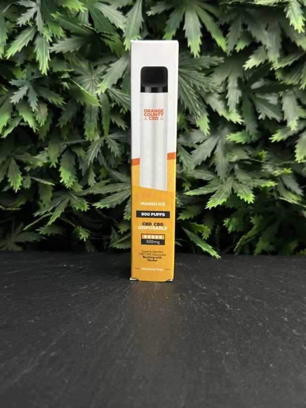 Jednorázový CBD Vape Orange County – 3ml - Příchuť: Grape Burst
