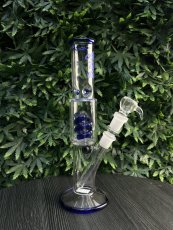 Skleněný Bong s Perkolací Amsterdam Blue 29 cm