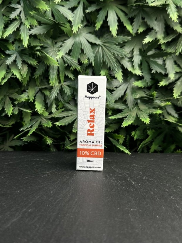 Konopný Olej Happease CBD Aroma Oil 10% - Varianta: Relax