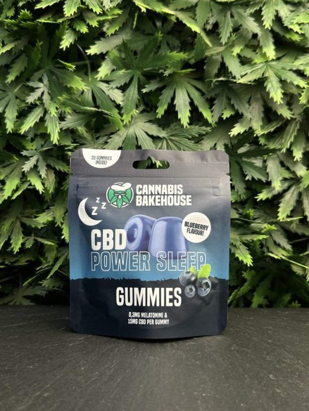 CBD Gumový Medvídci Cannabis Bakehouse Power Sleep