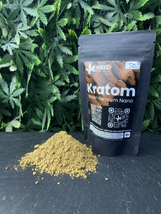 Kratom Nano Premium – Brown - Velikost Balení: 200g