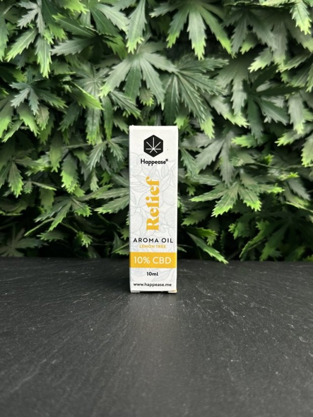 Konopný Olej Happease CBD Aroma Oil 10% - Varianta: Relief