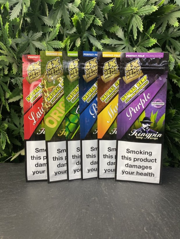 Konopné Blunty Kingpin Hemp Wraps - Příchuť: Original