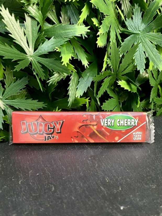 Ochucené Papírky Juicy Jay's King Size - Příchuť: Very Cherry